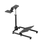 Folding Racing Simulator Wheel Stand with Gear Shifter
