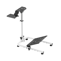 Folding Racing Simulator Wheel Stand with Gear Shifter