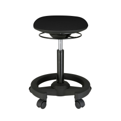 Ergonomic Height-Adjustable Mobile Wobble Stool