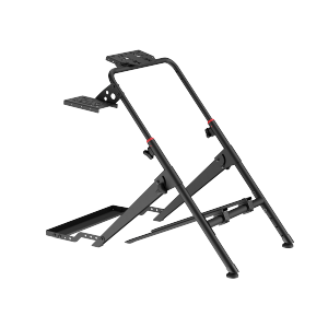 Foldable Racing Simulator Wheel Stand with Chair Fixing Slot