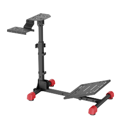 Foldable Racing Steering Wheel Stand with Gear Shifter
