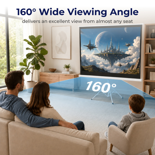 三脚プロジェクタースクリーン - 120”/4:3 ESDC120 教育、商業プレゼンテーション、住宅用ホームシネマなど用 from china(chinese)