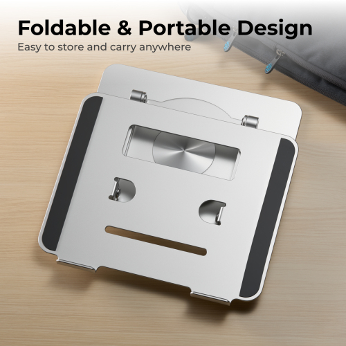 360° Rotating Foldable Laptop Riser LPS03-21 For 11"-17" laptops & tablets from china(chinese)