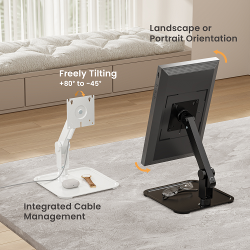 Mechanical Spring Monitor Stand for Amazon Echo Show 15 & 21 LDT136-T01 Turn Any Space into a Smart Display Hub from china(chinese)