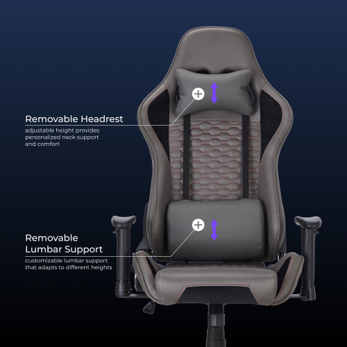 Dynamic Comfort Gaming Chair in Leathaire & Velvet GCH01-3 Where Adaptability Meets Indulgence. from china(chinese)