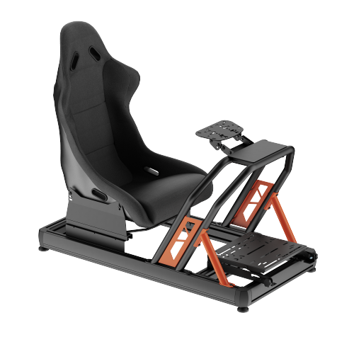 Upscale Aluminum Racing Simulator Cockpit LRS08-BS02 Ultra stability, high compatibility and adjustability. from china(chinese)