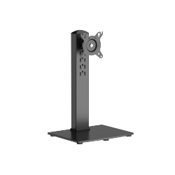 Single-Screen Vertical Lift Monitor Mount with US Standard Power Strip