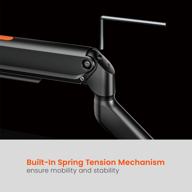 Flow Core Mechanical Spring Monitor Arm BT-MMA-B1 Designed to Impress, Built to Perform. from china(chinese)