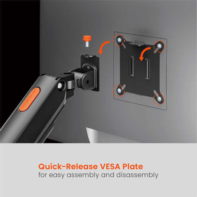 Flow Core Mechanical Spring Monitor Arm BT-MMA-B1 Designed to Impress, Built to Perform. from china(chinese)