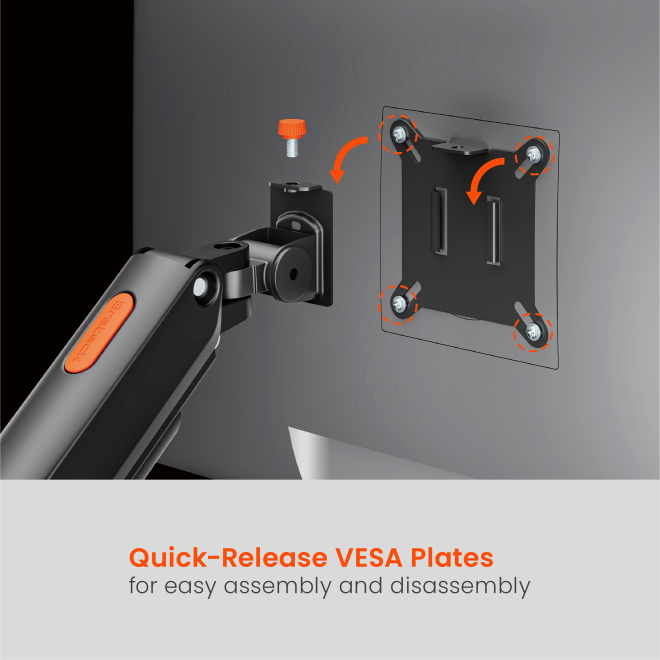 Flow Core Mechanical Dual-Screen Spring Monitor Arm BT-MMA-B2 Designed to Impress, Built to Perform. from china(chinese)