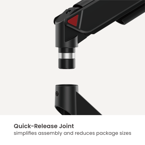 GeometricBlok Dual-Screen Mechanical Spring Monitor Arm with 3.0 USB-A & USB-C Ports LDT126-C024UCE Gaming-Inspired Aesthetics with Great Value from china(chinese)