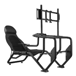 Compact Racing Simulator Cockpit with Gear Shift Mount & Monitor Mount