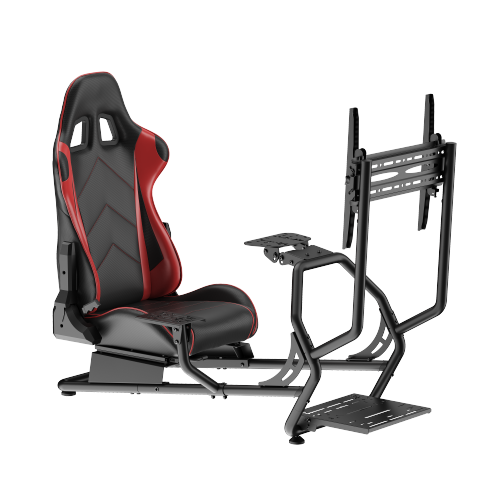 Classic Racing Simulator Cockpit with Single Monitor Mount LRS03-BS-KP02 A Professional Grade Product for the Sim Racers from china(chinese)