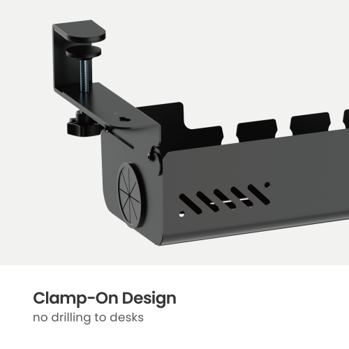 Clamp-On Under-Desk Cable Management Tray CC11-22-3 Increased Productivity with an Organized Workspace from china(chinese)
