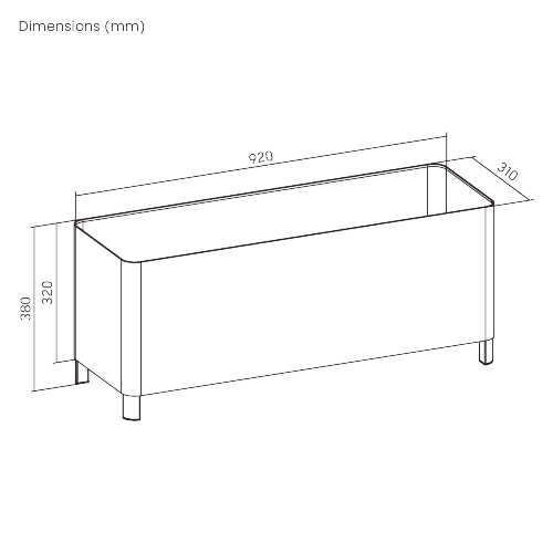 Large Floor Planter PST02-03 Build a green & dynamic workplace. from china(chinese)