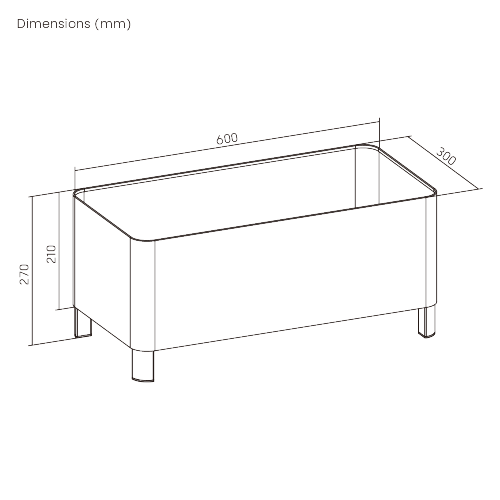 Medium Floor Planter PST02-02 Build a green & dynamic workplace. from china(chinese)