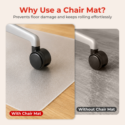 Clear Rectangle Chair Mat MAT01-5 Protector for Hard Floors Including Vinyl, Hardwood, Laminate, Stone, Tile and Concrete from china(chinese)