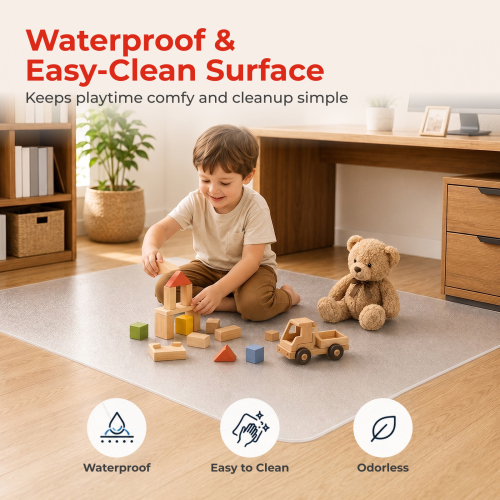Clear Rectangle Chair Mat MAT01-5 Protector for Hard Floors Including Vinyl, Hardwood, Laminate, Stone, Tile and Concrete from china(chinese)