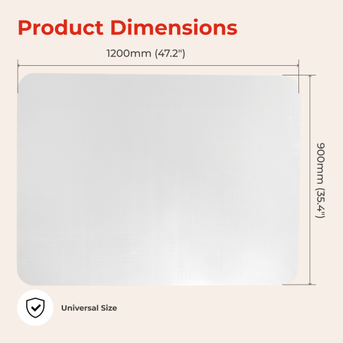 Clear Rectangle Chair Mat MAT01-5 Protector for Hard Floors Including Vinyl, Hardwood, Laminate, Stone, Tile and Concrete from china(chinese)