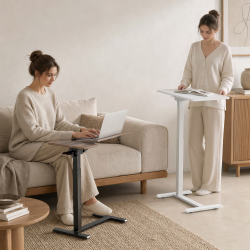 Mobile Adjustable Side Table