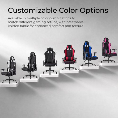 Dynamic Heavy-Duty Gaming Chair with Knitted Fabric GCH01-5 Built for Stability, Engineered for Endurance. from china(chinese)