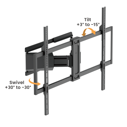 Ultra-Slim Heavy-Duty Full-Motion TV Mounts LPA88-684 Slim in design, strong in capability from china(chinese)
