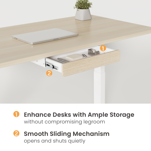 Modern Stylish  Under-Desk Drawer with USB Ports DA22-1C Elegant Outside, Durable Inside from china(chinese)