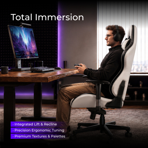 Premium PVC Gaming Chair with Headrest and Lumbar Support CH06-36 Only Feel the Game! from china(chinese)