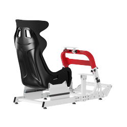  Robust Sim Racing Cockpit with Gear Shift Mount & Seat
