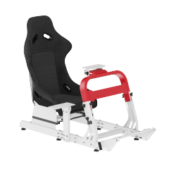 Robust Sim Racing Cockpit with Gear Shift Mount & Seat
