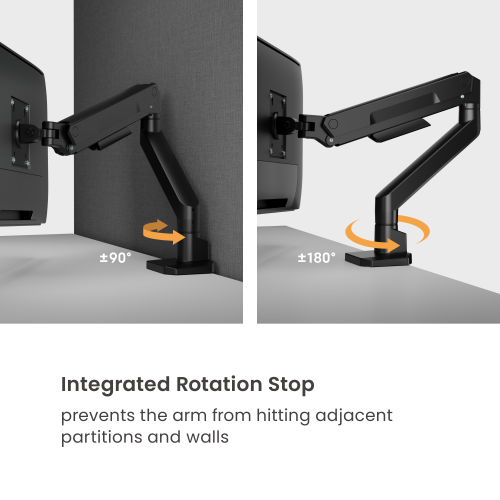 Single-Screen Heavy-Duty Mechanical Spring Monitor Arm LDT132-C012E For Most 17”~45” Screens from china(chinese)