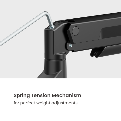 Dual-Screen Heavy-Duty Gas Spring Monitor Wall Mount LDA132-114  from china(chinese)