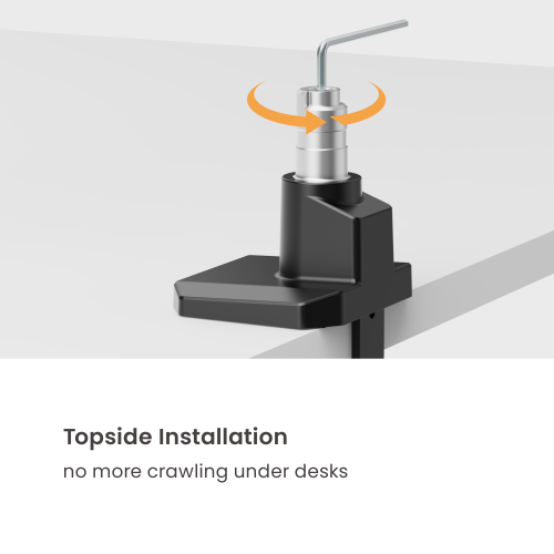 Single-Screen Heavy-Duty Mechanical Spring Monitor Arm LDT132-C012E For Most 17”~45” Screens from china(chinese)