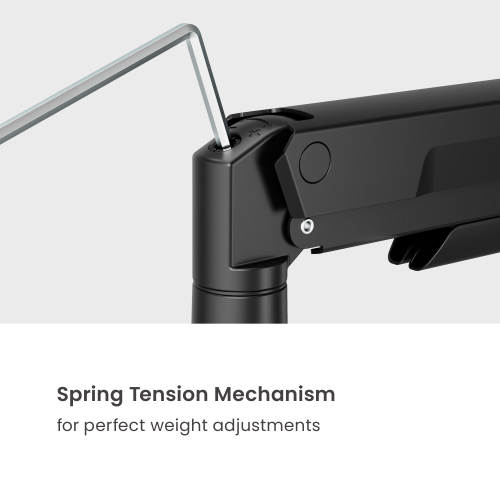 Single-Screen Heavy-Duty Mechanical Spring Monitor Arm LDT132-C012E For Most 17”~45” Screens from china(chinese)