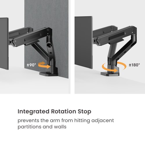 Dual-Screen Heavy-Duty Mechanical Spring Monitor Arm LDT132-C024E For Most 17”-40” Screens from china(chinese)