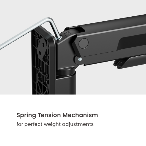 Single-Screen Heavy-Duty Gas Spring Monitor Wall Mount LDA132-111 For Most 17”-45” Screens from china(chinese)