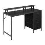 NEW ERA Fully-Equipped Gaming Desk with US Power Outlets
