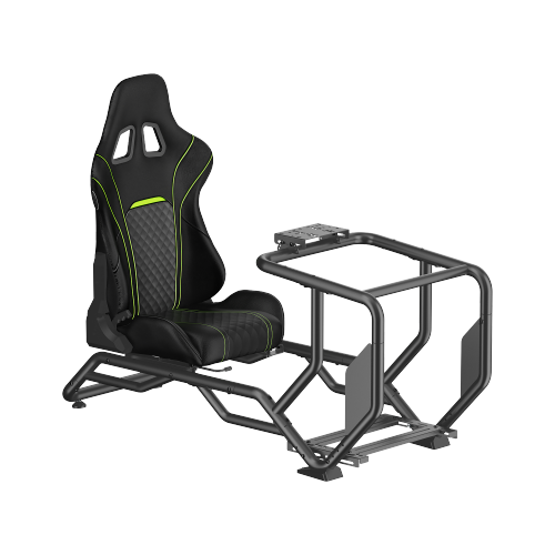 Adjustable Racing Simulator Cockpit LRS14-BS04 with Supportive Reclining PVC Cover Seat from china(chinese)