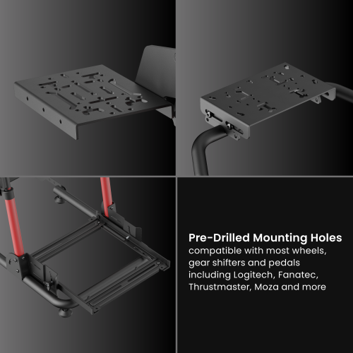  Elite Racing Simulator Cockpit LRS17-BS01 Handles Direct Drive wheels up to 12Nm and heavy-duty pedals. from china(chinese)