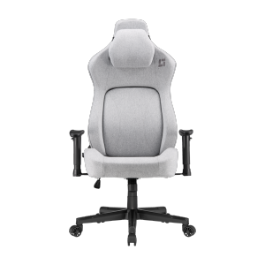 NOVIX Short Plush Fabric Gaming Chair with 2D Armrests