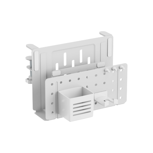 Dual-Slot Clamp-On Desk Organizer DET09-01 Save Desk Space, Keep Essentials Within Reach. from china(chinese)