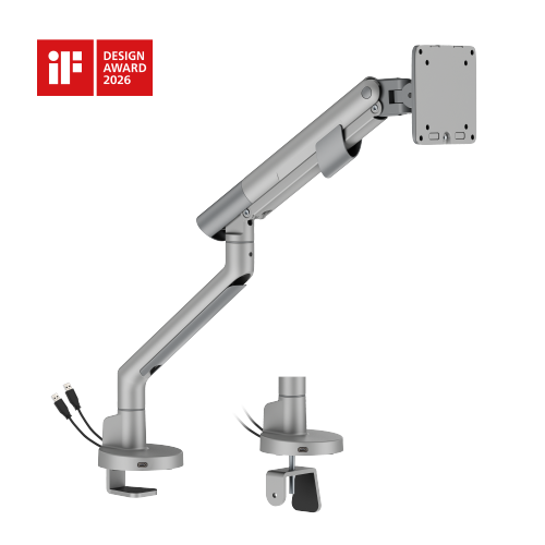 Nova Slim Mechanical Spring Monitor Arm with USB-A & USB-C Ports LDT105-C012UC Slim, Sleek, Smooth from china(chinese)