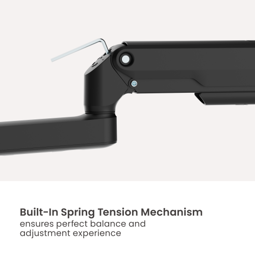 Super Economy Mechanical Spring Pole-Mounted Triple-Screen Monitor Arm LDT112-C036PE Designed for precision and comfort. from china(chinese)