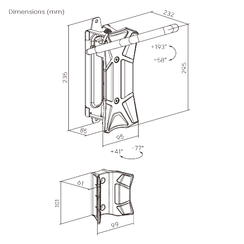 Wall-Mounted Bike Rack (with Larger Hook) LBM14-02  Recommended for fat bikes, e-bikes. from china(chinese)