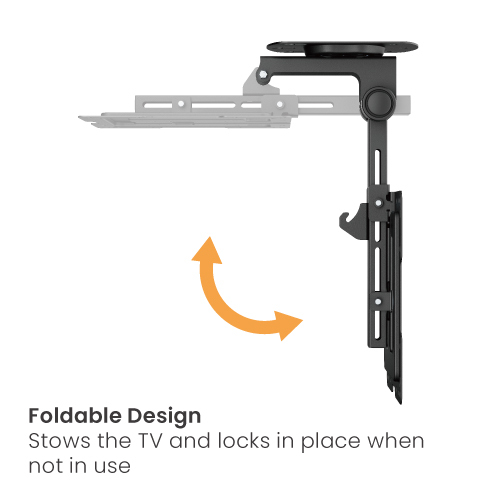 Economical Folding Ceiling Mount LCD-CM322 For most 19''- 43'' Flat Panel TVs from china(chinese)