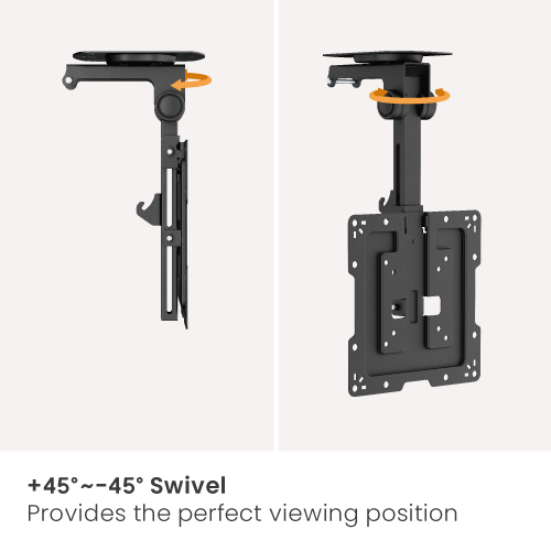 Economical Folding Ceiling Mount LCD-CM322 For most 19''- 43'' Flat Panel TVs from china(chinese)