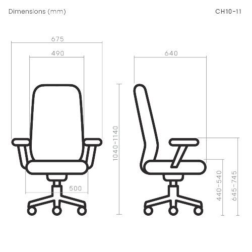 Ergonomic Office Chair with Adjustable Lumbar Support/Seat Depth CH10-11  from china(chinese)