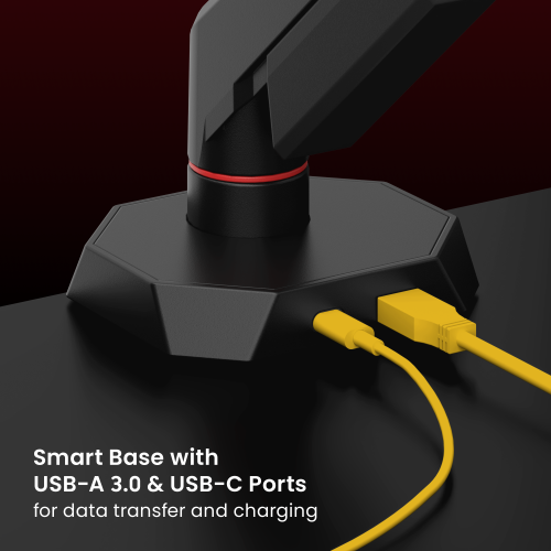 Vanguard Mechanical Spring Monitor Arm with USB-A & USB-C Ports LDT114-KP02 Armor up for dominance. from china(chinese)