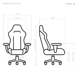 Premium PVC Gaming Chair with Headrest and Lumbar Support