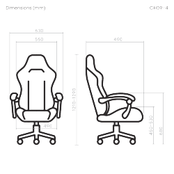 Comfy Mesh Back Heavy-Duty Gaming Chair